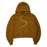 JURASSIC HOODIE IN RUST