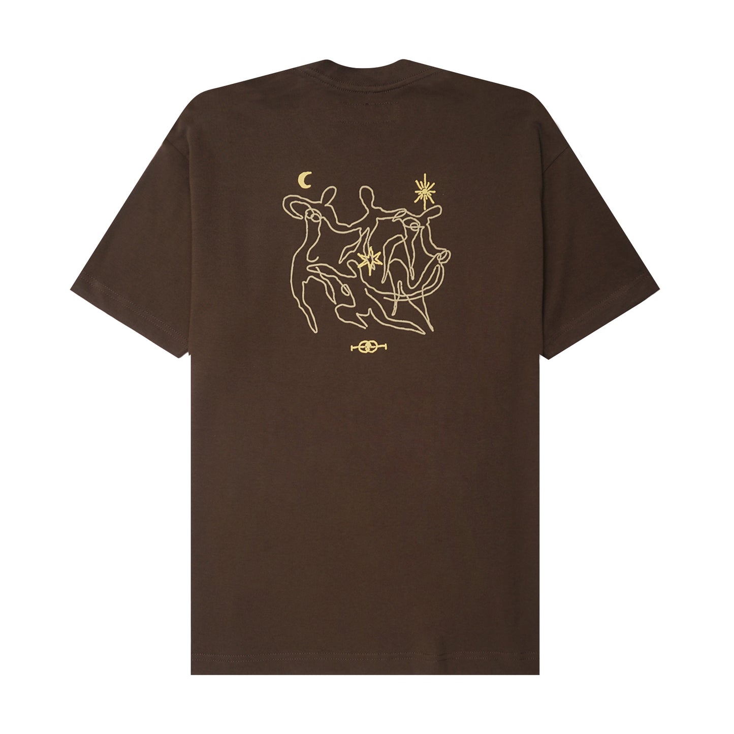 "ETERNAL RYTHM" ULTRA HEAVY TEE IN WOOD