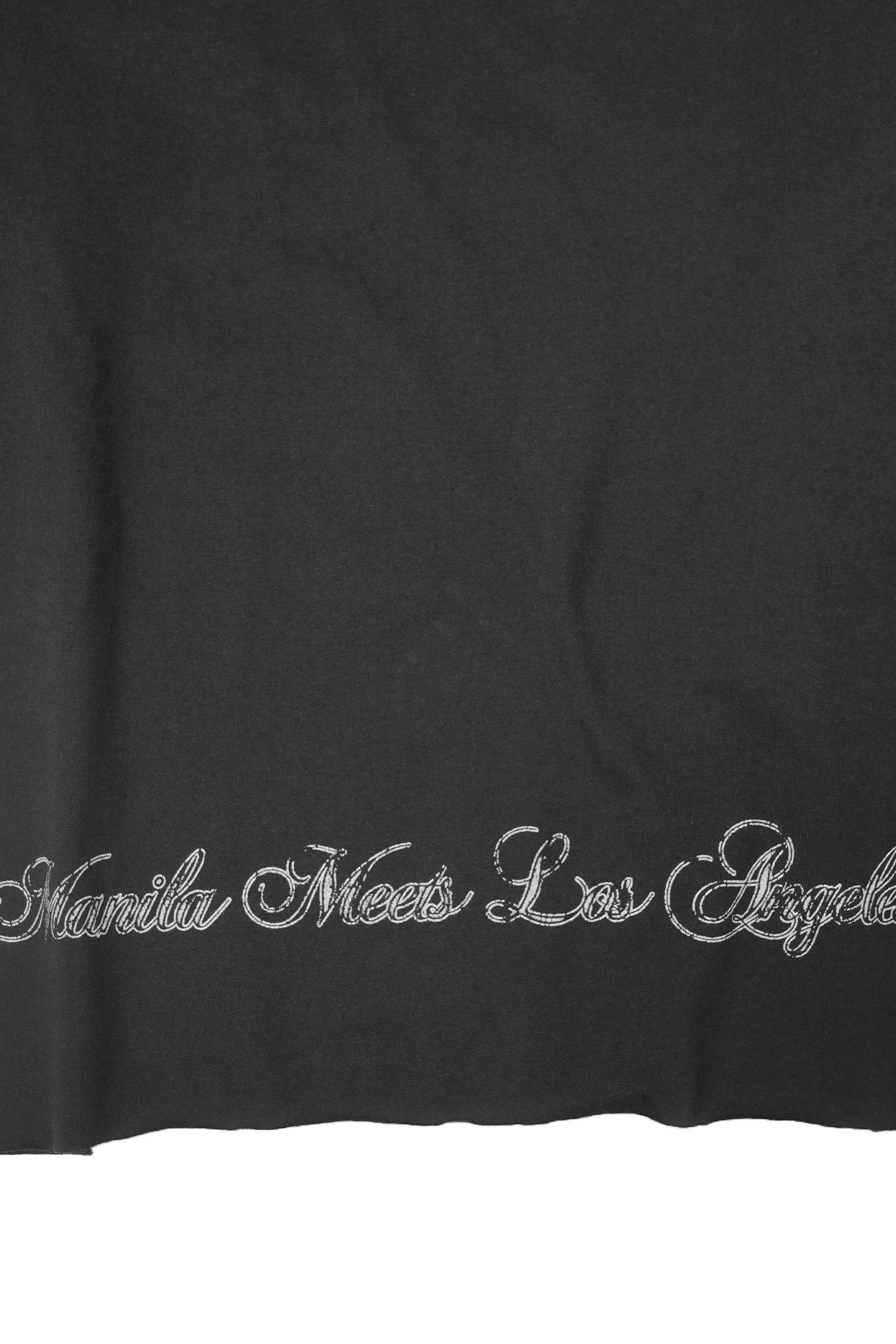 "BRAWLERS" TEE IN CAVIAR