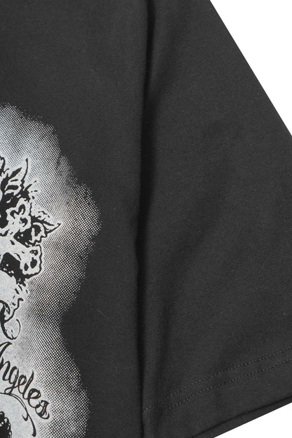 "CITY OF ANGELS" TEE IN ANTHRACITE