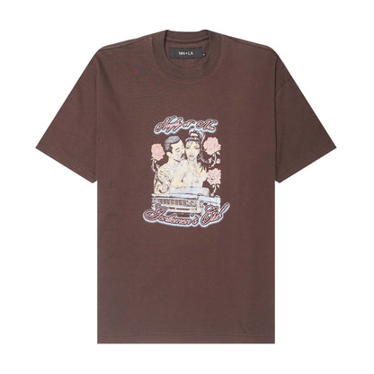 "EL ROMANTICO" TEE IN WOOD