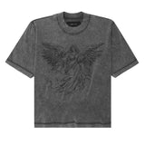"DIGITAL ANGEL" TEE IN CEMENT