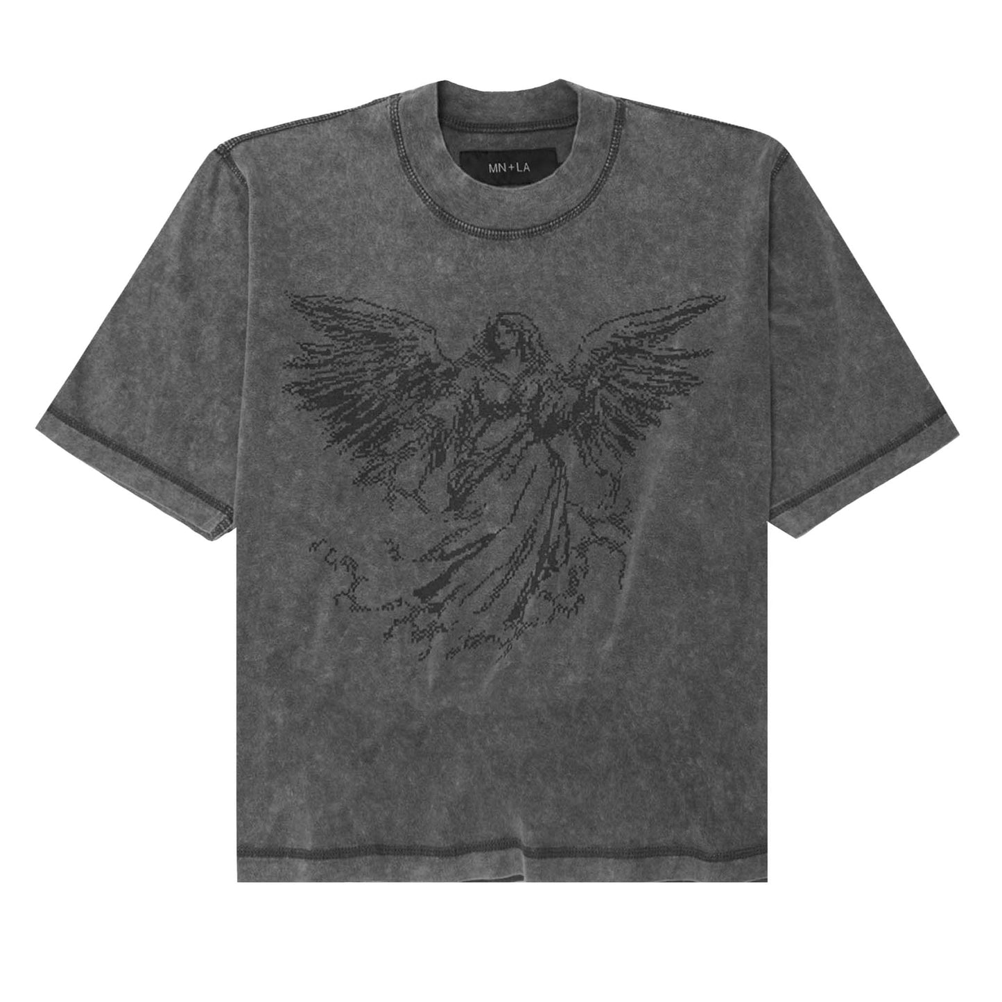 "DIGITAL ANGEL" TEE IN CEMENT