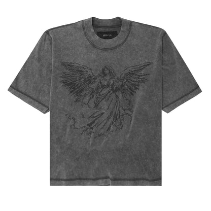 "DIGITAL ANGEL" TEE IN CEMENT