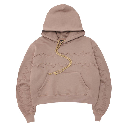 JURASSIC HOODIE IN TAN