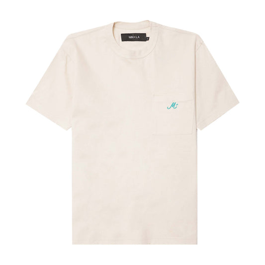M+ CLASSIC POCKET LITE TEE IN OAT