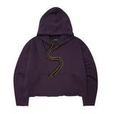 CUTOFF HOODIE IN SHADOW PURPLE