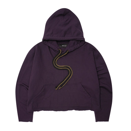 CUTOFF HOODIE IN SHADOW PURPLE