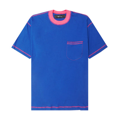 "ELECTRIC BLUE" LITE POCKET TEE V2