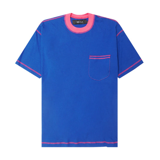 "ELECTRIC BLUE" LITE POCKET TEE V2