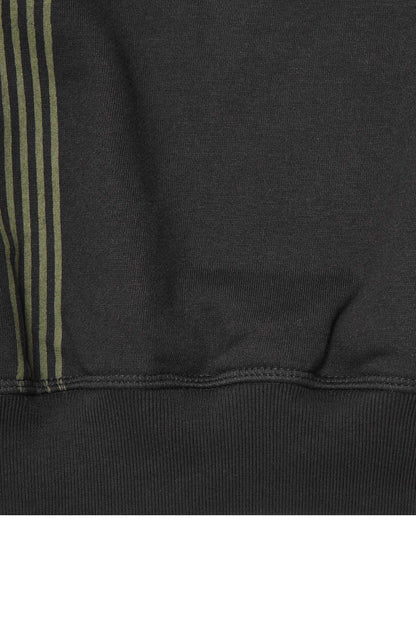 "COPACABANA" HOODIE IN ANTHRACITE/MOSS