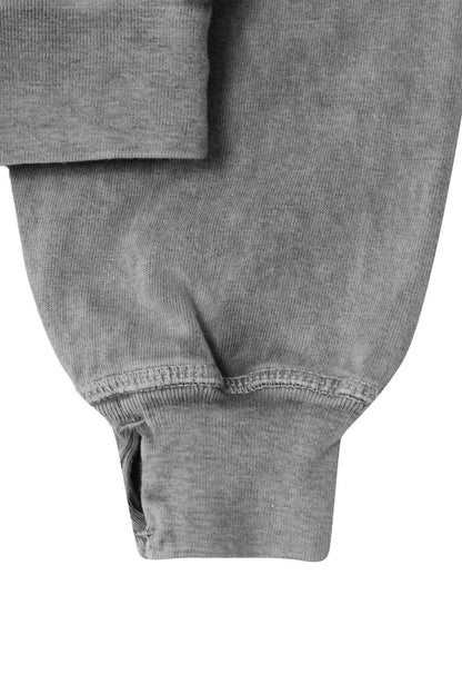 M'$ PAISLEY PATCHWORK MILITIA HOODIE IN CEMENT