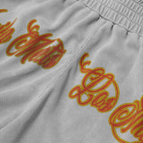 "BURNING STALLION" KNUCKLEHEAD MESH SHORTS V2 IN CEMENT
