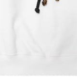 "LAST SUPPER" HOODIE IN WHITE