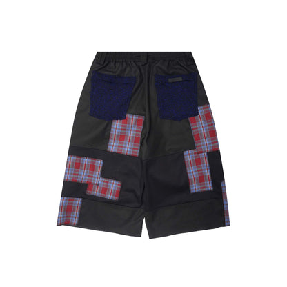 TERRA SHORTS IN MIDNIGHT HARVEST PLAID