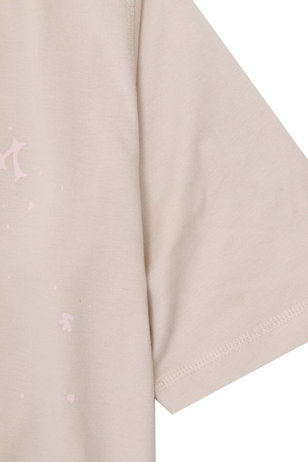 "HITTER" V3 MILITIA MOCK NECK LITE TEE IN PALE ROSE