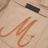 M+ DOUBLE KNEE PHAT SHORTS IN DUNE