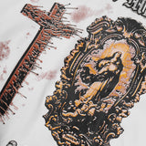 "DIVINE MERCY" HOODIE IN WHITE