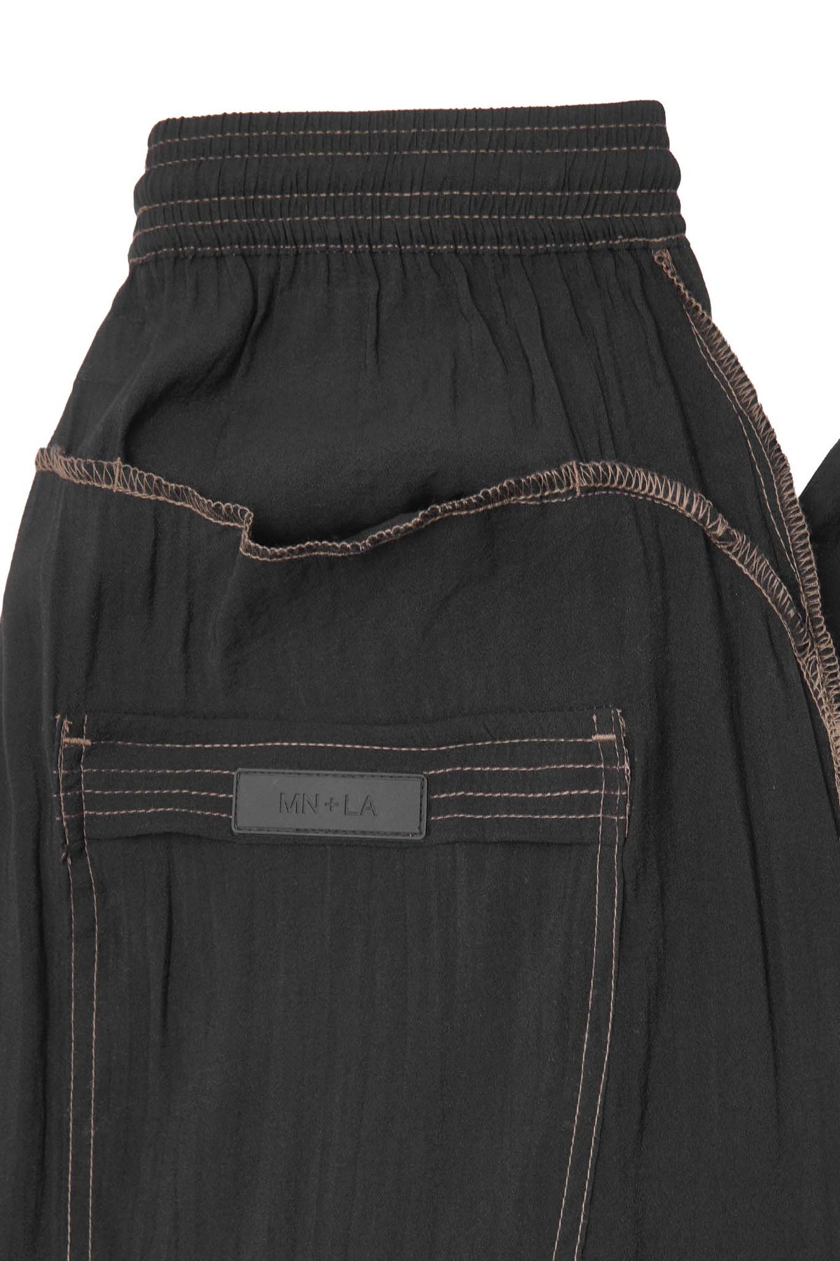 VEINS PANTS IN NOIR