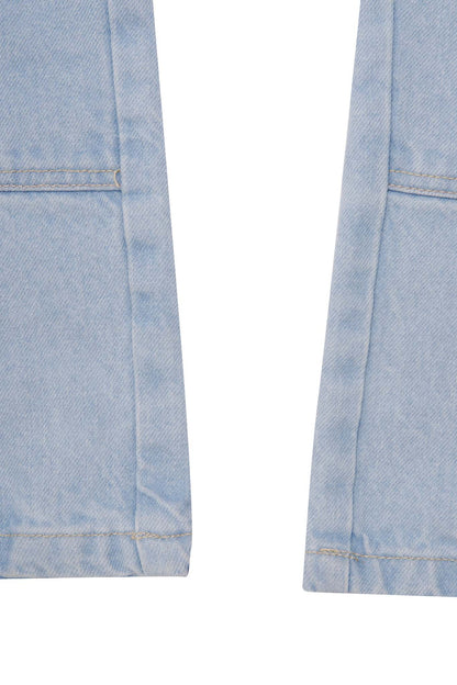 DOUBLE KNEE CRAFT PANTS IN SUN BLEACH