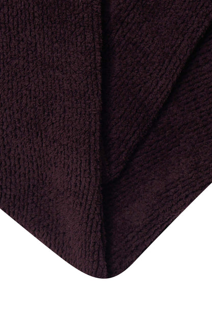 PLEATED ULTRA WIDE PANTS IN SANGRIA