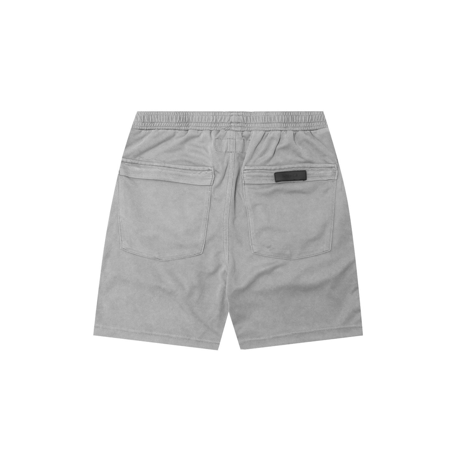 OVERPOCKET MESH SHORT IN STEEL