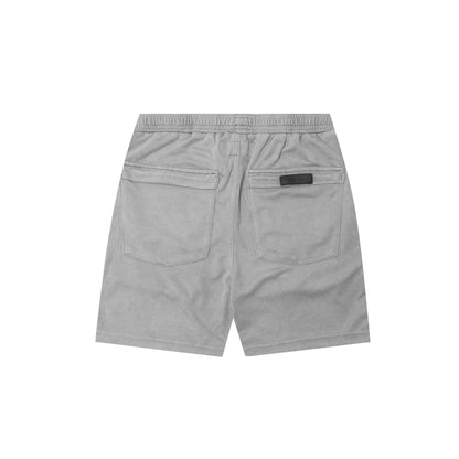 OVERPOCKET MESH SHORT IN STEEL