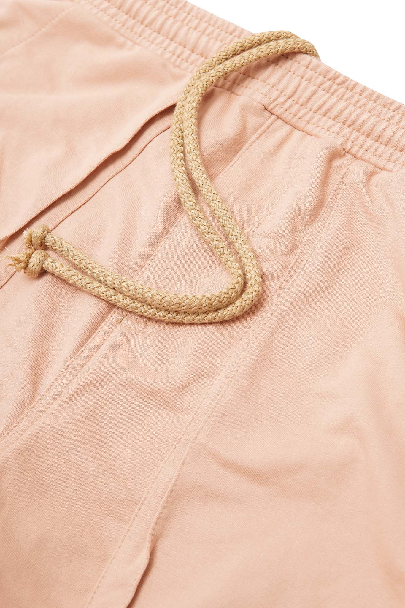 VEINS FRENCH TERRY PANTS IN WHEAT