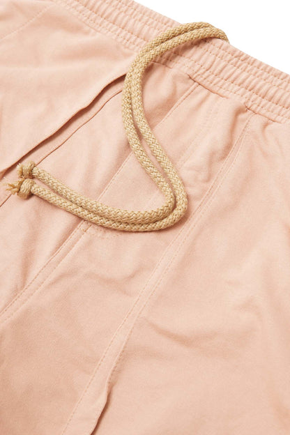 VEINS FRENCH TERRY PANTS IN WHEAT