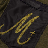 M+ OVERPOCKET TOWEL PHAT SHORTS IN OLIVE