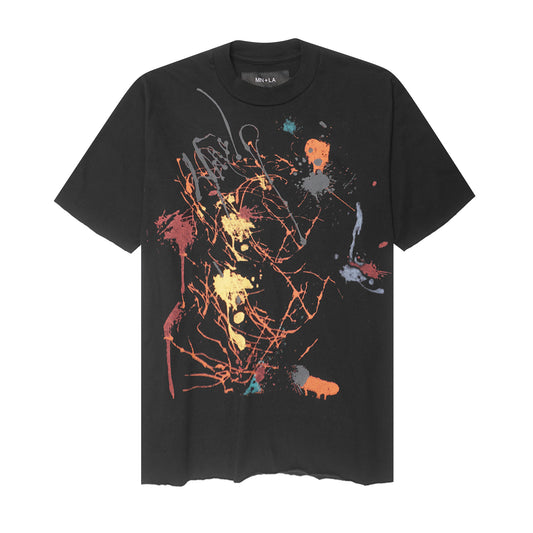 PAINTER'S CHOP CHOP TEE IN ANTHRACITE