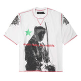 "DESERT PHANTOM" TEE IN WHITE