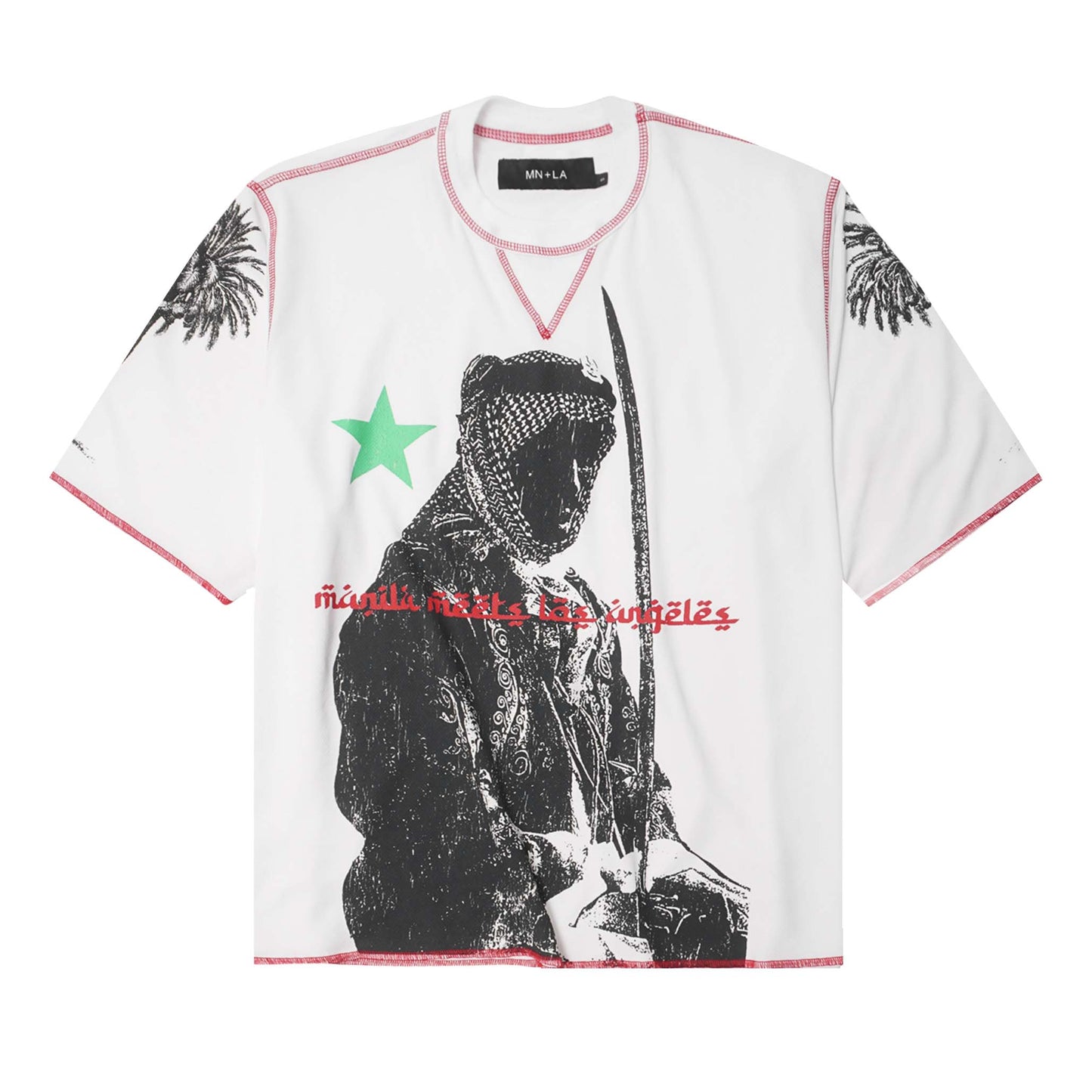 "DESERT PHANTOM" TEE IN WHITE