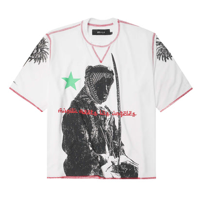 "DESERT PHANTOM" TEE IN WHITE