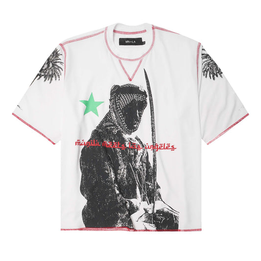 "DESERT PHANTOM" TEE IN WHITE