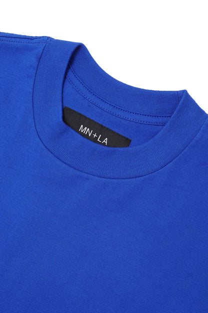 "OUTDOOR EXPLORATION" TEE IN ELECTRIC BLUE