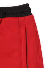 SWEATSHORTS IN FADED RED