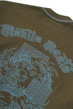 "YEAR OF THE DRAGON" MILITIA BOX TEE IN OLIVE