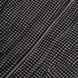 "FLOW" BOMBER JACKET IN HOUNDSTOOTH