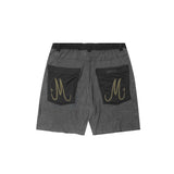 M+ OVERPOCKET TOWEL PHAT SHORTS ASH GREY
