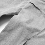 VEINS FRENCH TERRY PANTS IN HEATHER GREY
