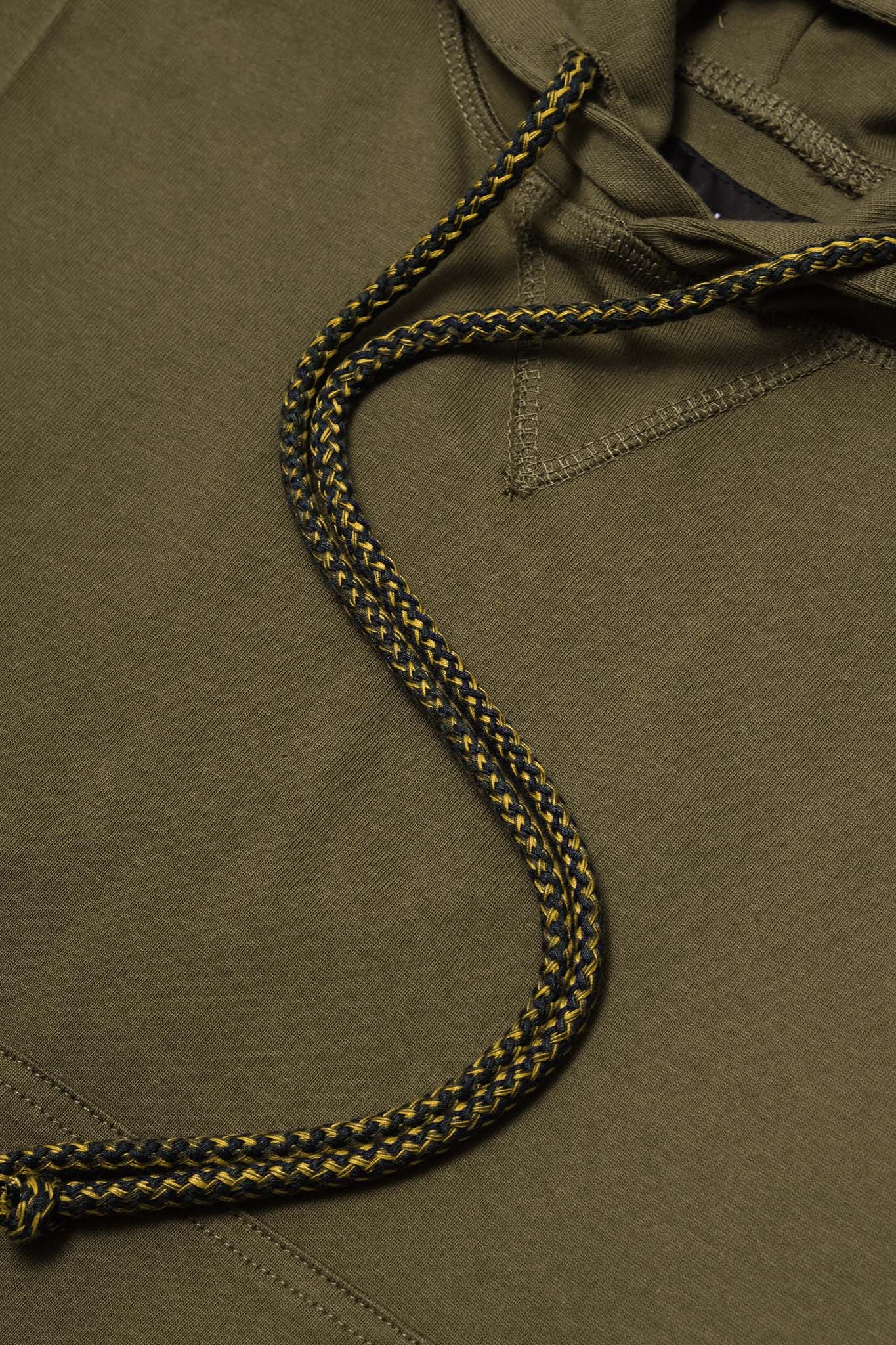 CUTOFF HOODIE V2 IN OLIVE