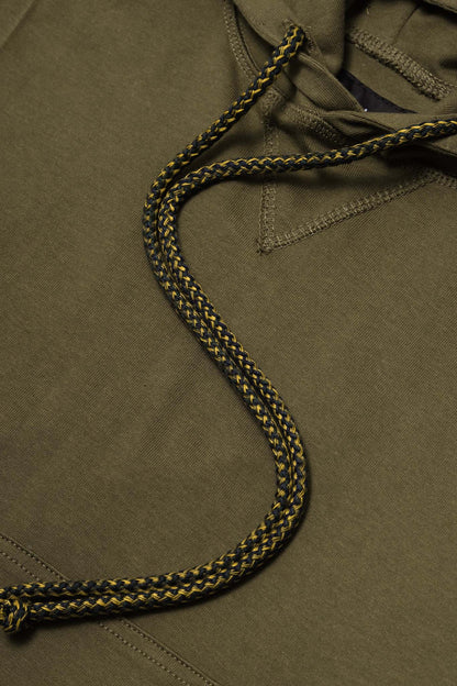 CUTOFF HOODIE V2 IN OLIVE