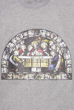 "LAST SUPPER" LONGSLEEVE TEE IN HEATHER GREY