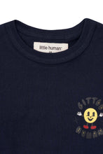 "SMILEY" LITTLE HUMAN™ TEE IN NAVY