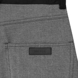 DOUBLE KNEE PHAT SHORTS IN STONE GREY