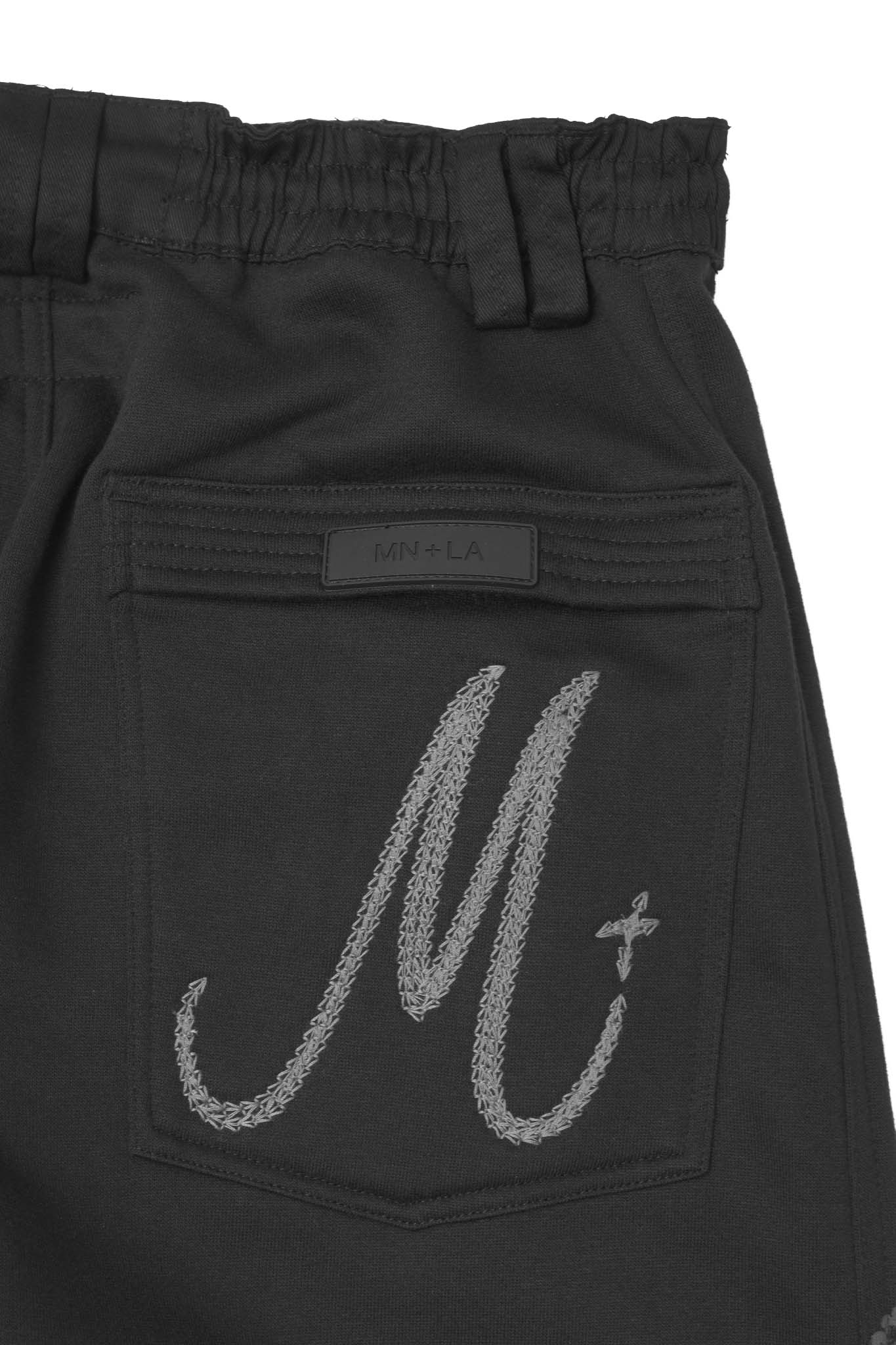 "IRON CROSS" PHAT PANTS IN CAVIAR