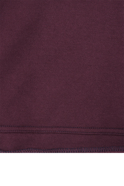 EXO™ CUTOFF HOODIE IN WINE/NAVY