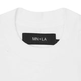 "PEACE OUT" TEE IN WHITE