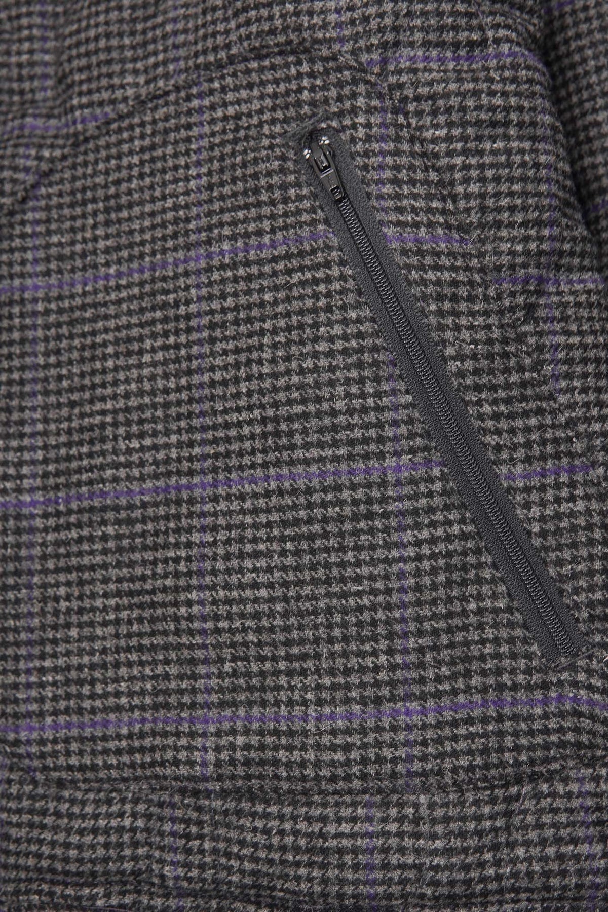 "THAI" BOMBER JACKET IN PIGEON PLAID/SAFFRON